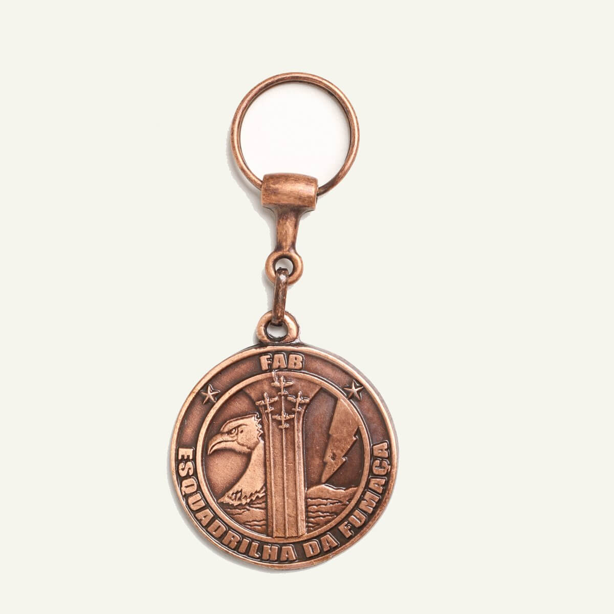 Chaveiro Metálico com Logotipo da Fumaça - Imagem 6